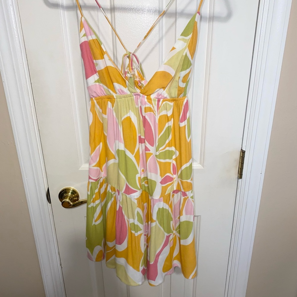 🧡🩷💚 Like New Spring/Summer Dress 🧡🩷💚
